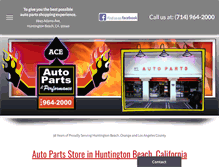 Tablet Screenshot of aceautohb.com